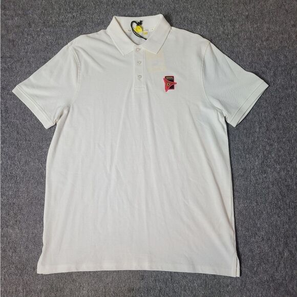 Ferrari Abu Dhabi World Men’s Size Xl White Golf Polo Shirt New - Picture 1 of 13